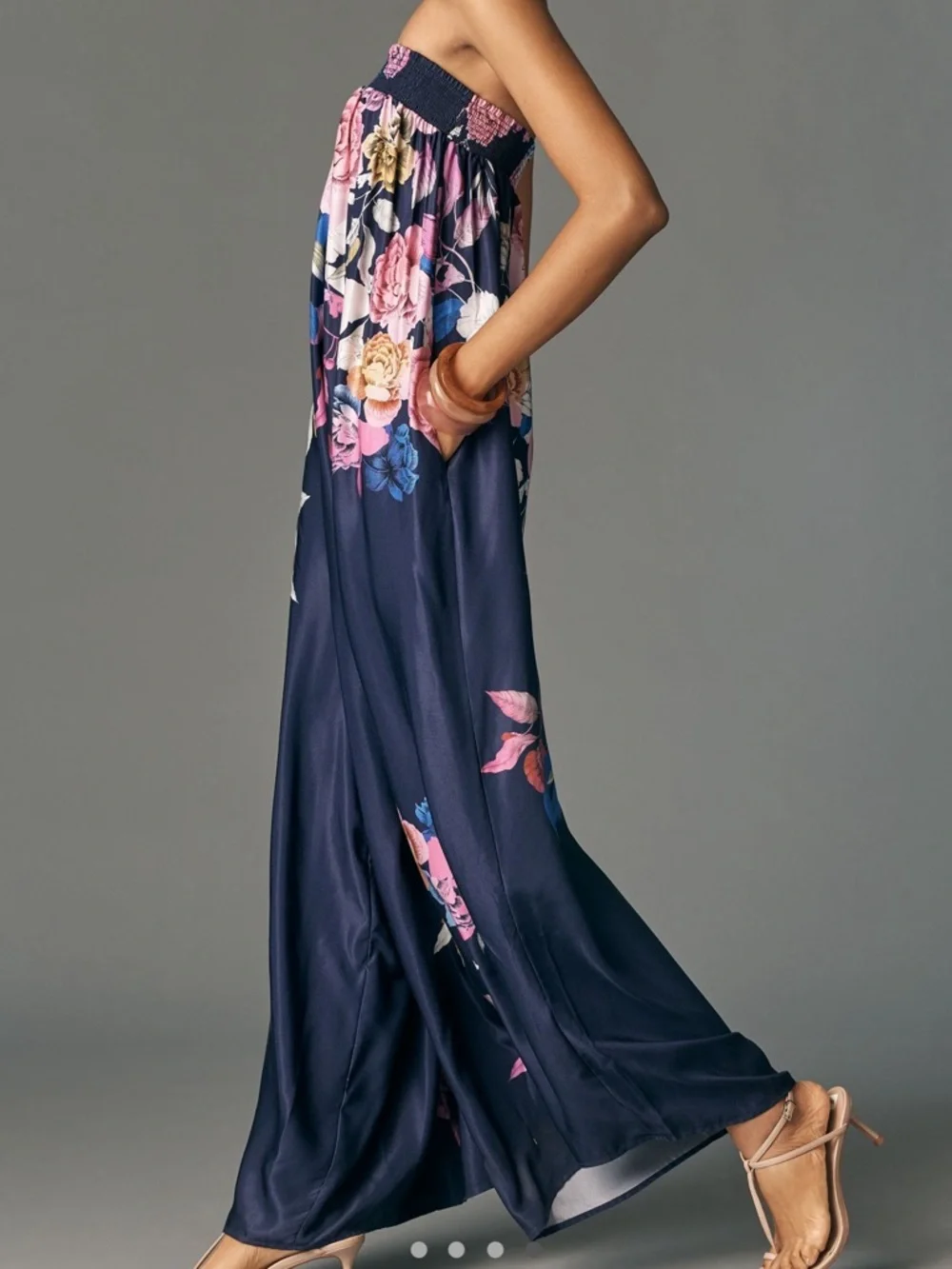 NWT Anthropologie Maeve Printed Fluid Wide Leg Jumpsuit - Picture 3 of 3